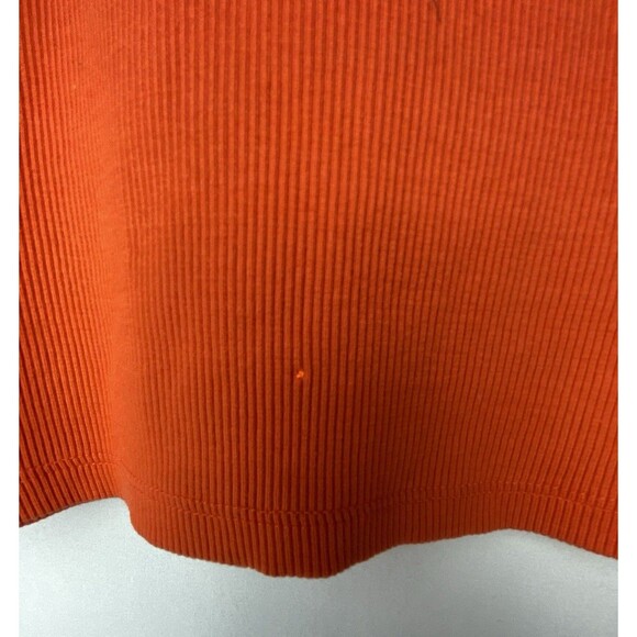 Maeve Anthropologie Womens Tank Top Medium Orange Rafaela Rib Bow Tank Top READ - Picture 11 of 11